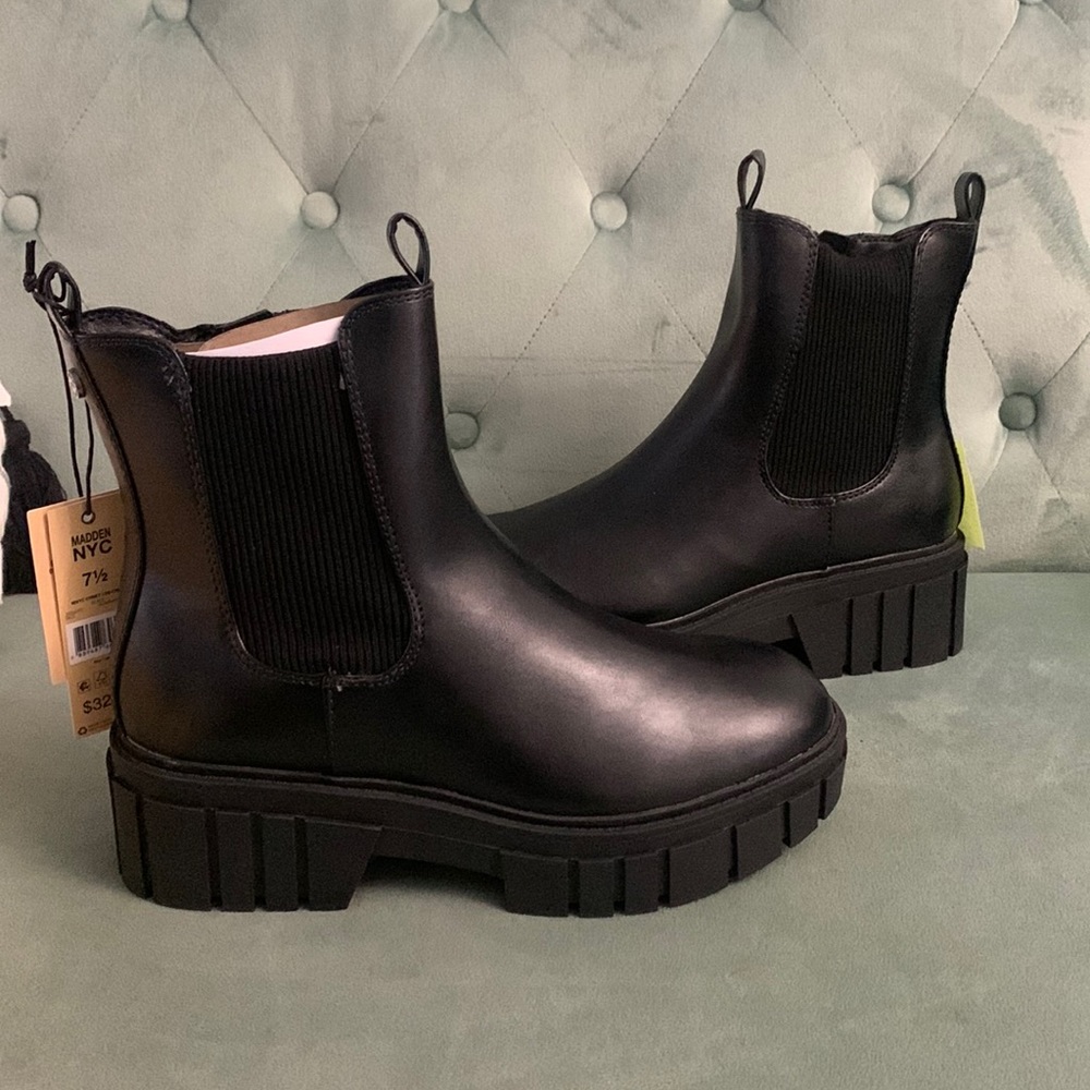Madden NYC black boots
